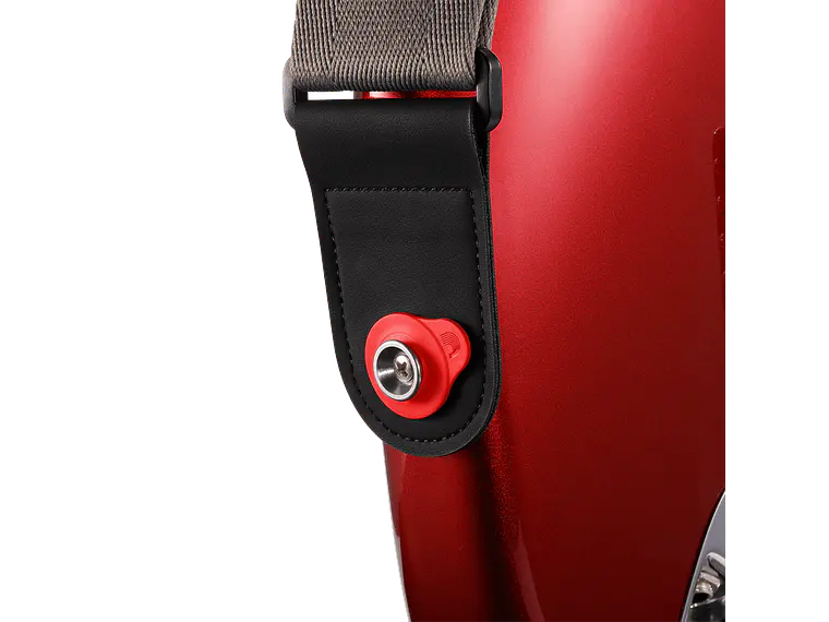 D'Addario Flex Lock Strap Blocks Vermelho 4