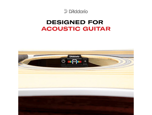 D'Addario Acoustic Guitar Micro Soundhole Tuner