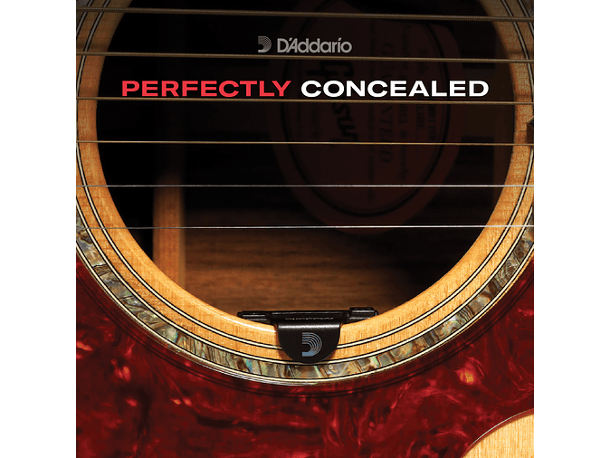 D'Addario Acoustic Guitar Micro Soundhole Tuner 6