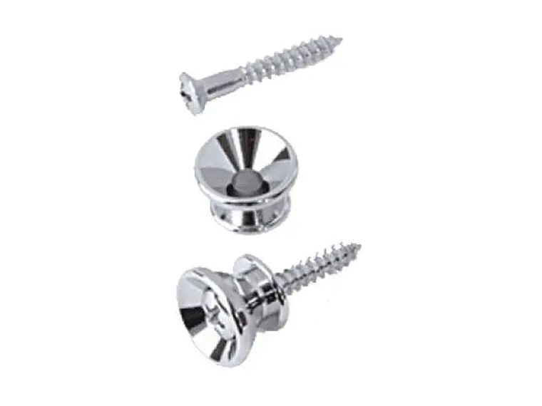Pack de parafusos para correias - guitarras de tipo Stratocaster. Cromados 1