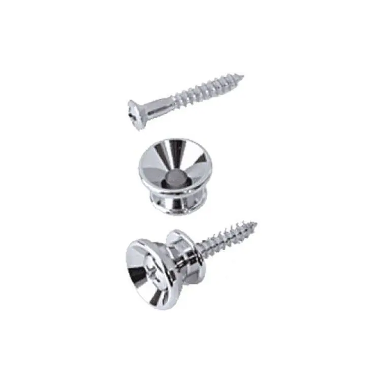 Pack de parafusos para correias - guitarras de tipo Stratocaster. Cromados 1