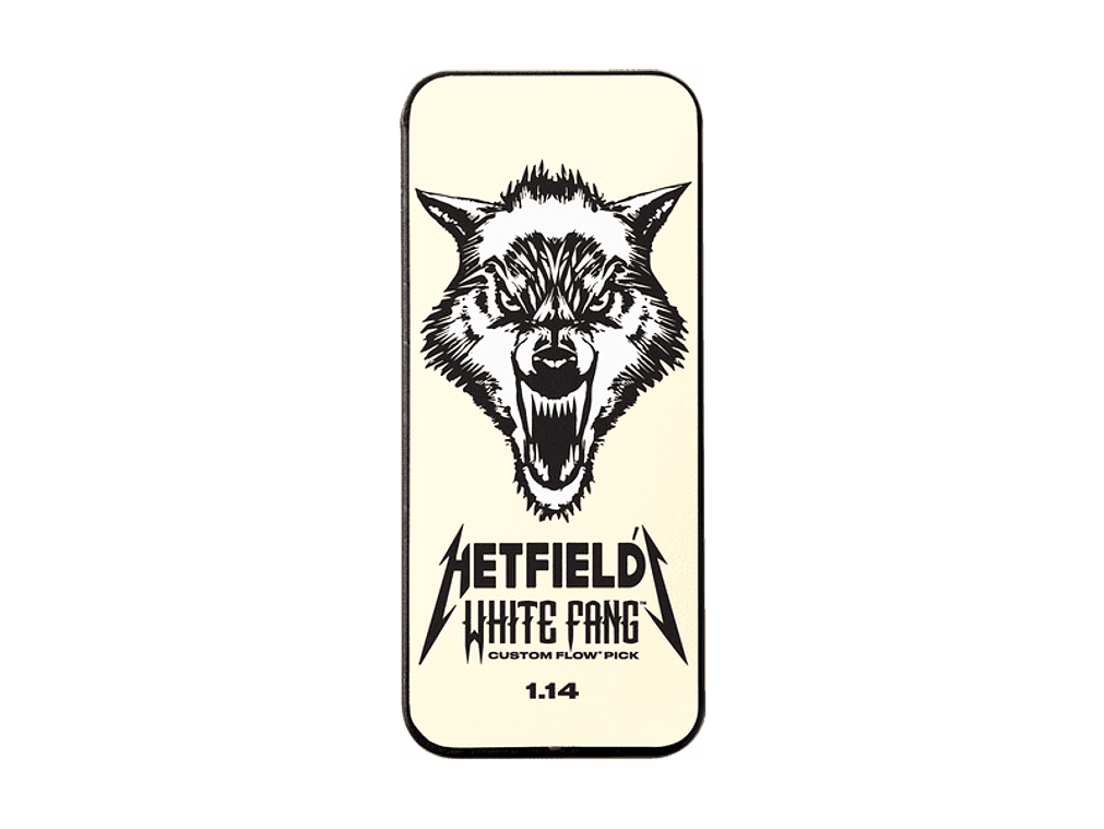 Dunlop James Hetfield White Fang 1.14 mm – Pack 6 Palhetas  1
