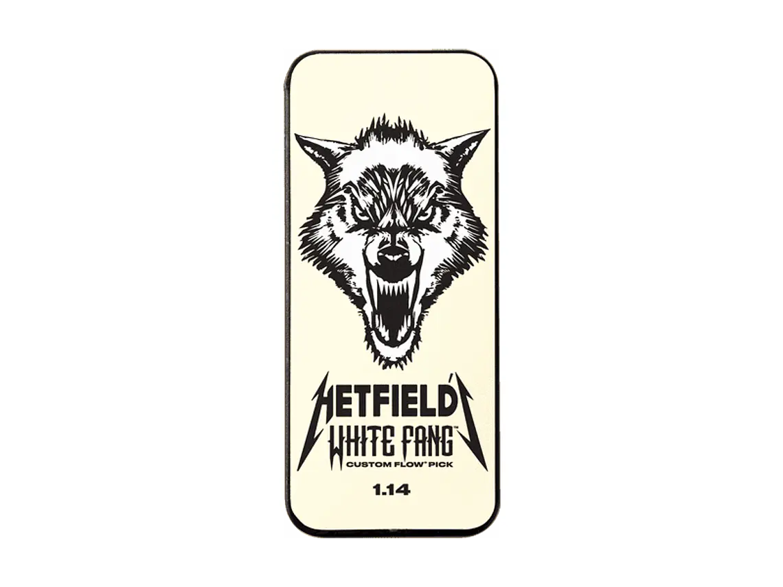 Dunlop James Hetfield White Fang 1.14 mm – Pack 6 Palhetas  1