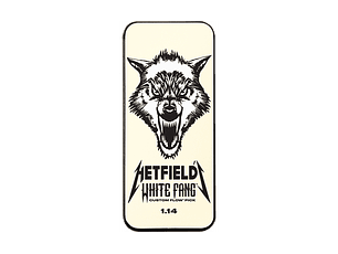 Dunlop James Hetfield White Fang 1.14 mm – Pack 6 Palhetas 