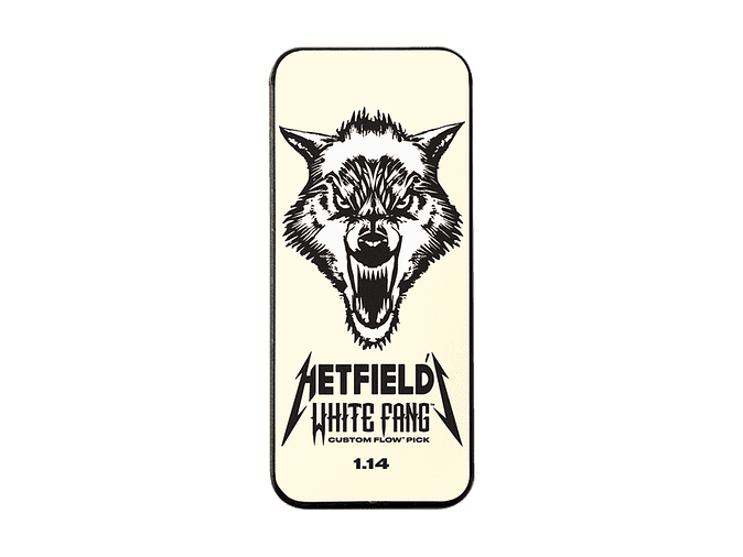 Dunlop James Hetfield White Fang 1.14 mm – Pack 6 Palhetas  1