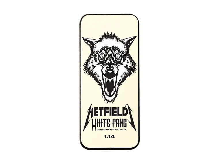 Dunlop James Hetfield White Fang 1.14 mm – Pack 6 Palhetas  1