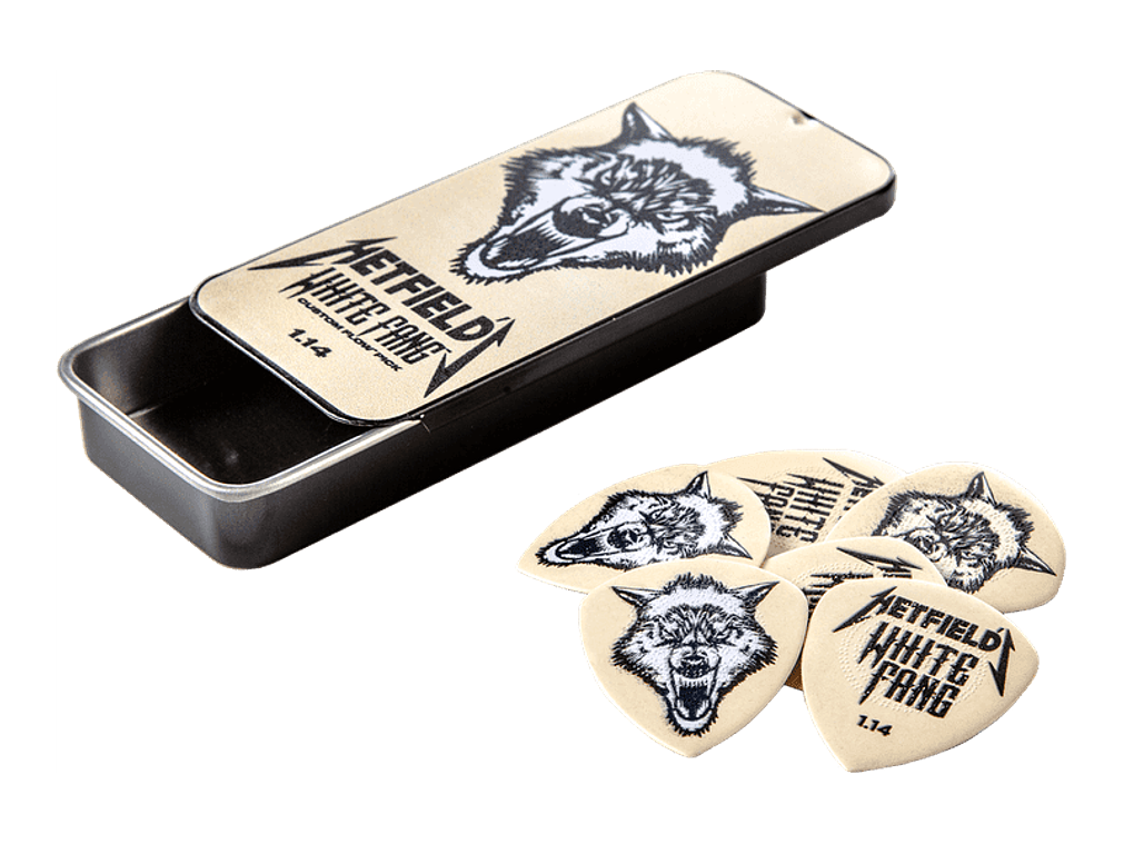 Dunlop James Hetfield White Fang 1.14 mm – Pack 6 Palhetas  3
