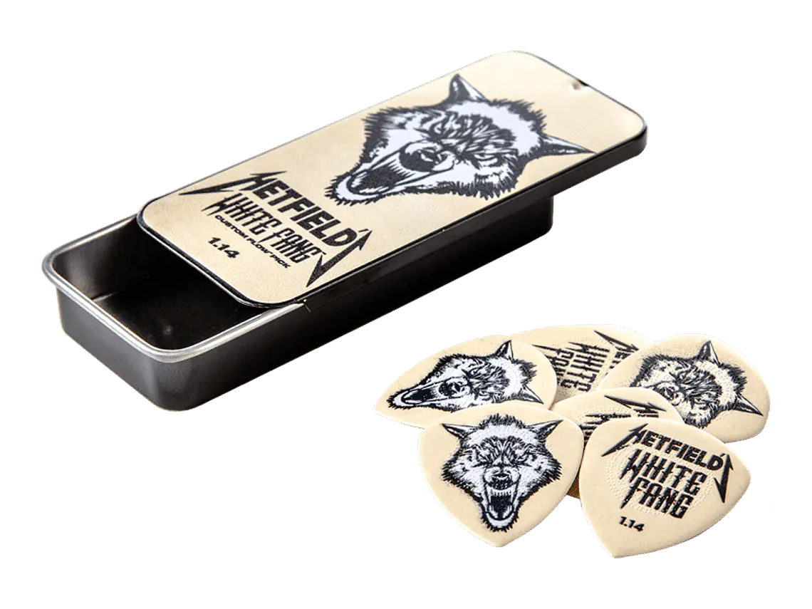 Dunlop James Hetfield White Fang 1.14 mm – Pack 6 Palhetas  3