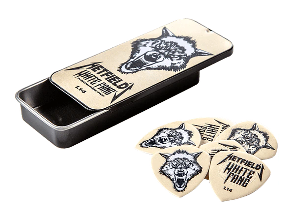 Dunlop James Hetfield White Fang 1.14 mm – Pack 6 Palhetas  3
