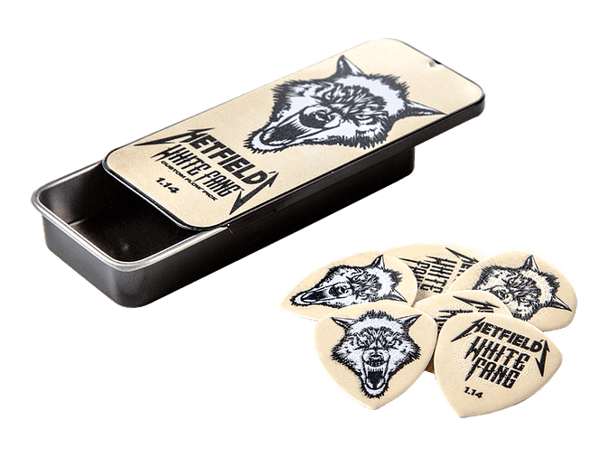 Dunlop James Hetfield White Fang 1.14 mm – Pack 6 Palhetas  3