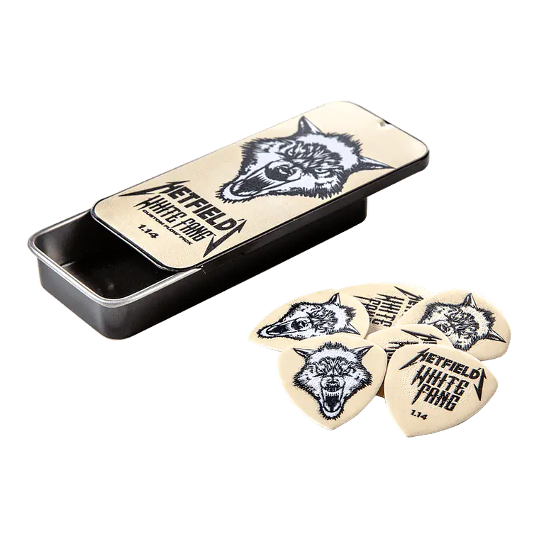 Dunlop James Hetfield White Fang 1.14 mm – Pack 6 Palhetas  3
