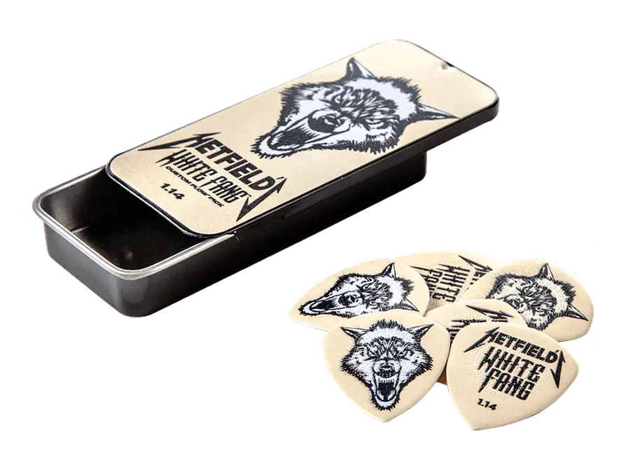 Dunlop James Hetfield White Fang 1.14 mm – Pack 6 Palhetas  3