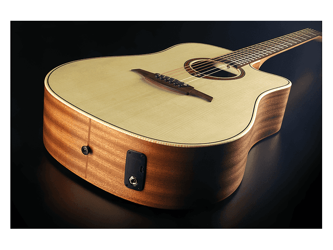 GUITARRA ACÚSTICA LÂG DREADNOUGHT CUTAWAY TRAMOANTANE 70 A/E 1