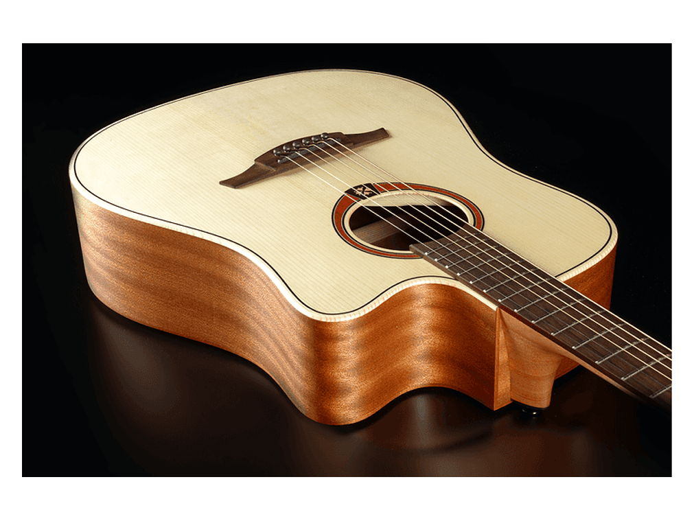GUITARRA ACÚSTICA LÂG DREADNOUGHT CUTAWAY TRAMOANTANE 70 A/E 3