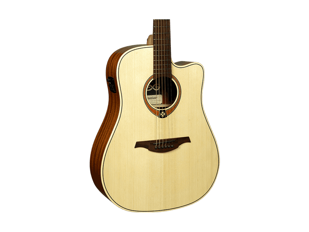 GUITARRA ACÚSTICA LÂG DREADNOUGHT CUTAWAY TRAMOANTANE 70 A/E 4