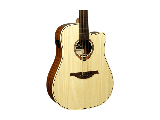 GUITARRA ACÚSTICA LÂG DREADNOUGHT CUTAWAY TRAMOANTANE 70 A/E 4