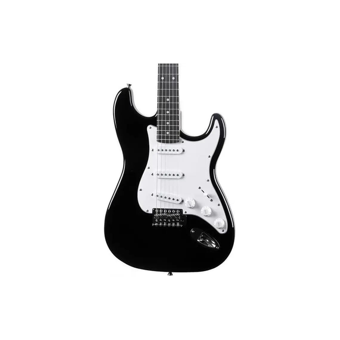 Eko Starter ST100 tipo Strat - preta e branca 1