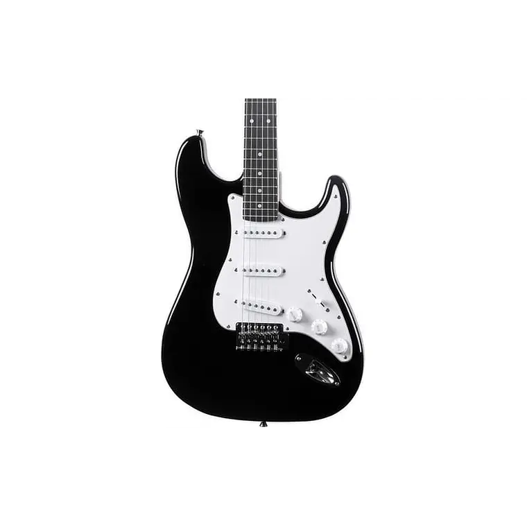 Eko Starter ST100 tipo Strat - preta e branca 1