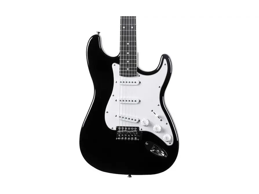 Eko Starter ST100 tipo Strat - preta e branca 1