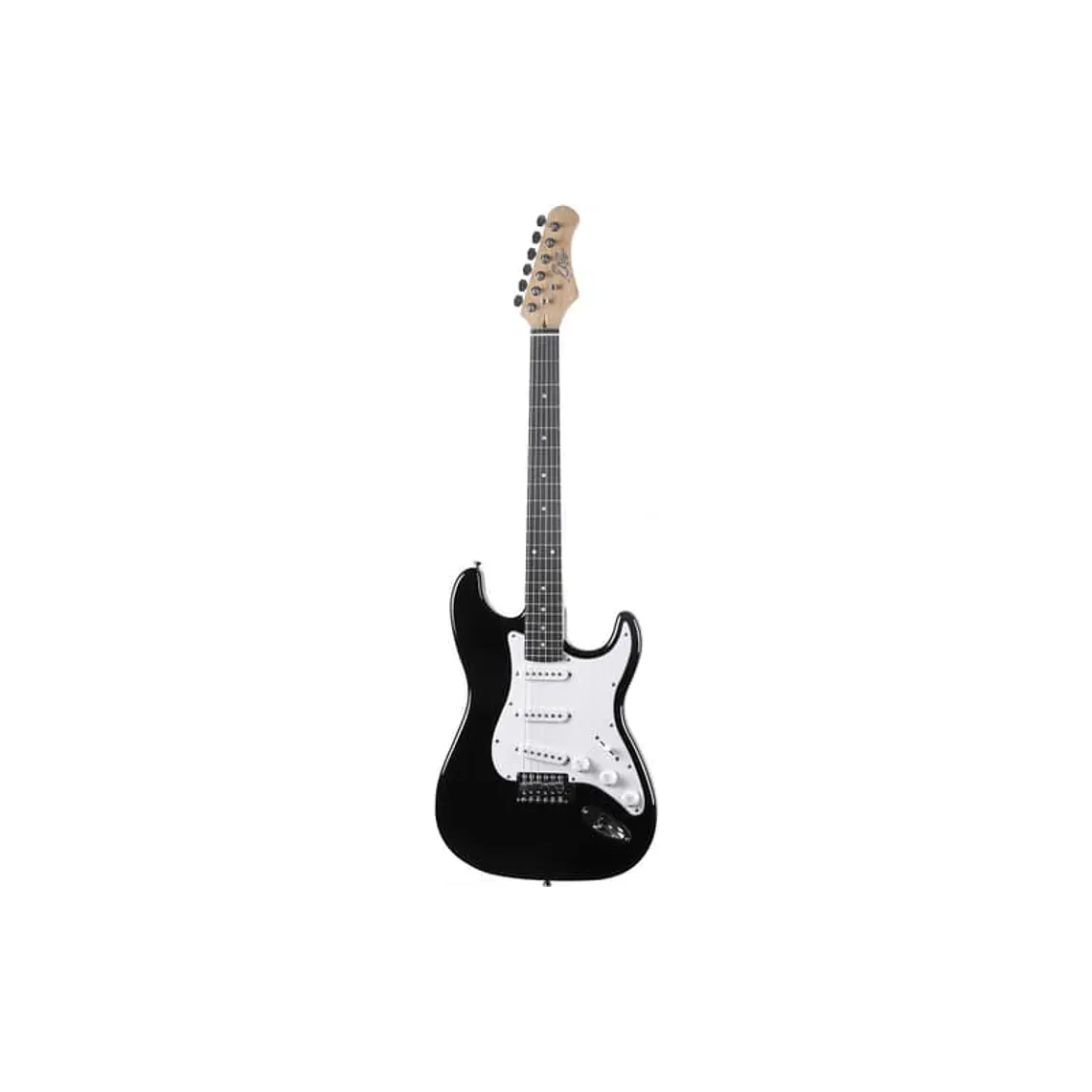 Eko Starter ST100 tipo Strat - preta e branca 2