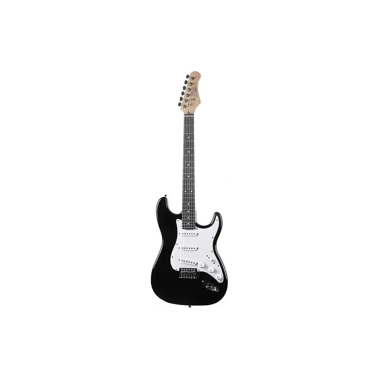 Eko Starter ST100 tipo Strat - preta e branca 2