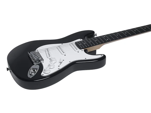 Eko Starter ST100 tipo Strat - preta e branca 4