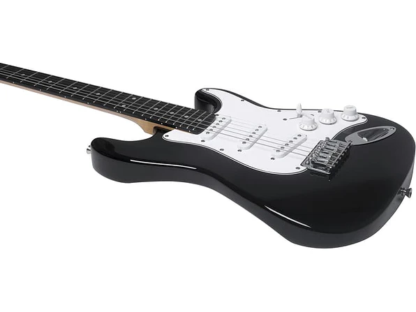 Eko Starter ST100 tipo Strat - preta e branca 5