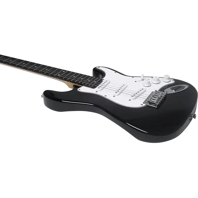 Eko Starter ST100 tipo Strat - preta e branca 5