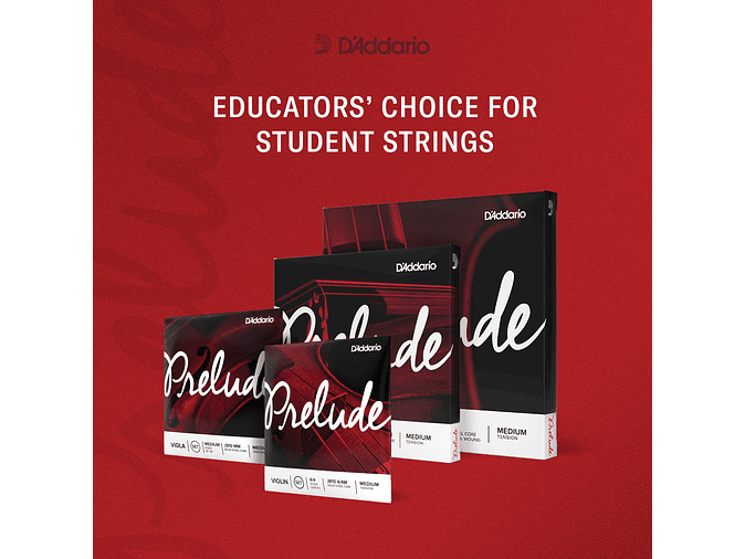 D'Addario Prelude Violoncelo Corda Ré, 3/4 Scale, Tensão Média 5