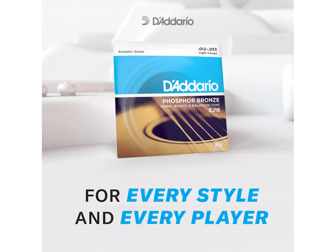 D'Addario EJ38 10-47 Light 12 cordas, Phosphor Bronze 4