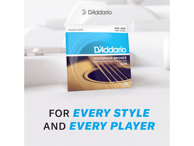 D'Addario EJ38 10-47 Light 12 cordas, Phosphor Bronze 4