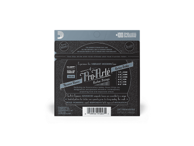 D'Addario EJ46FF Tensão Forte, Pro-Arté Carbon 3