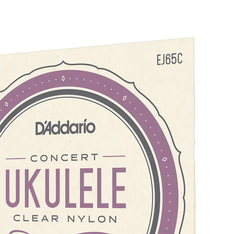 D'Addario EJ65C Pro-Arté Custom Extruded Nylon Ukulele Strings, Concert 4