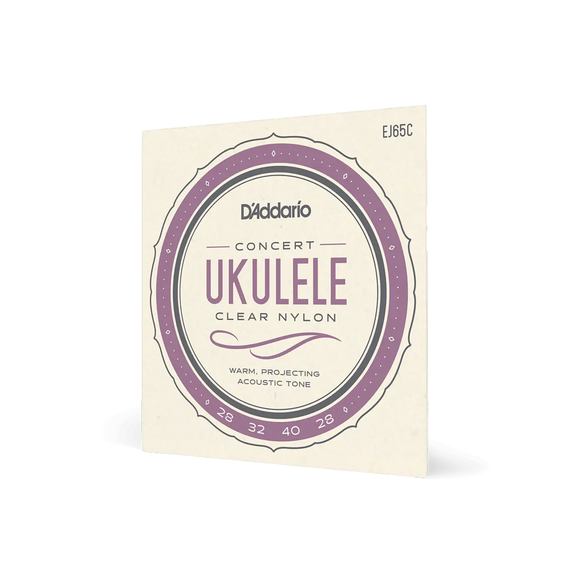 D'Addario EJ65C Pro-Arté Custom Extruded Nylon Ukulele Strings, Concert 3