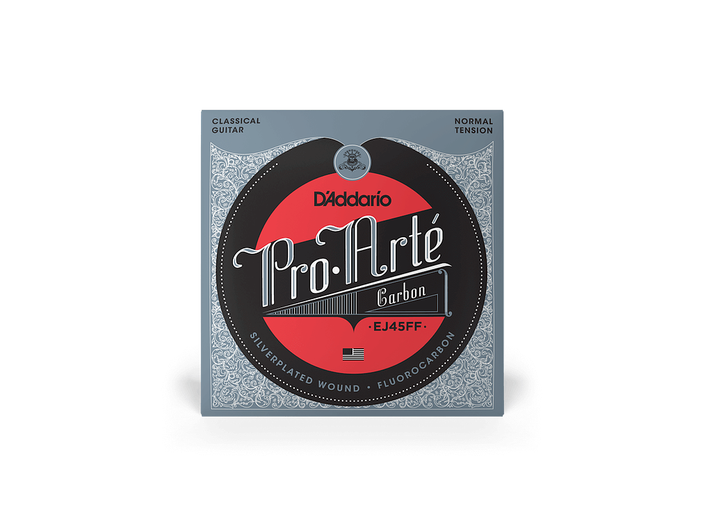 D'Addario EJ45FF Tensão Normal, Pro-Arté Carbon  1