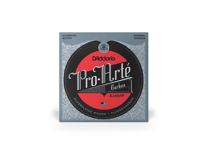 D'Addario EJ45FF Tensão Normal, Pro-Arté Carbon  1