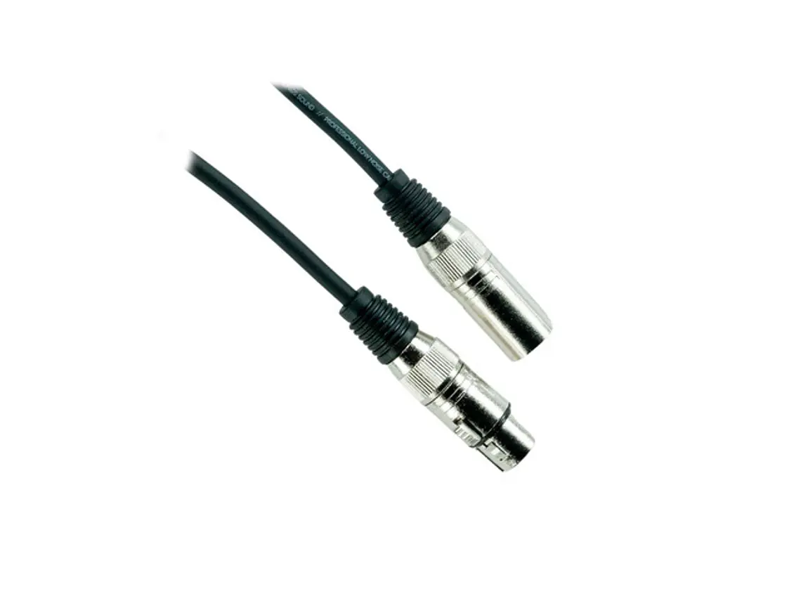Cabo de microfone XLR Macho - XLR Fêmea OQAN QABLP  6 mts 2