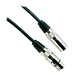 Cabo de microfone XLR Macho - XLR Fêmea OQAN QABLP  6 mts - Thumbnail 2