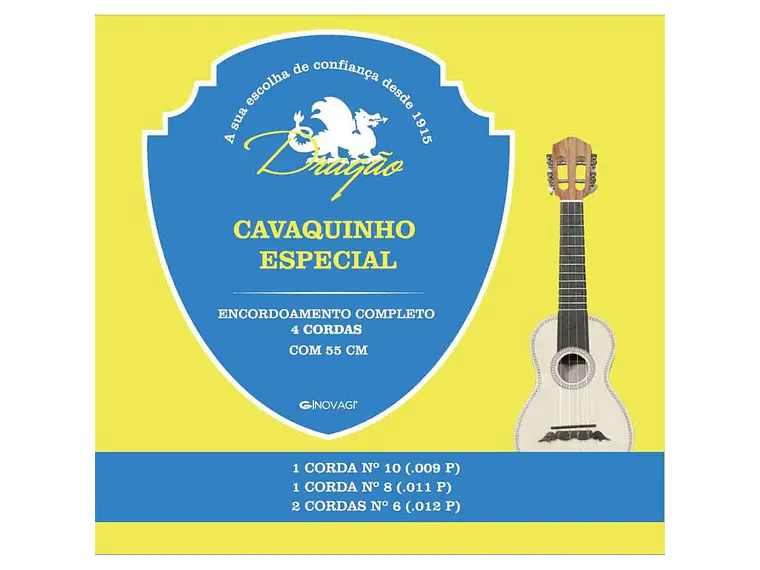 Cordas para Cavaquinho Especial - 4 cordas Dragão  1