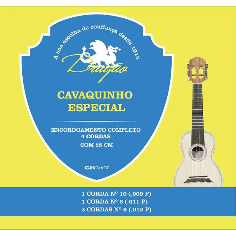 Cordas para Cavaquinho Especial - 4 cordas Dragão  1