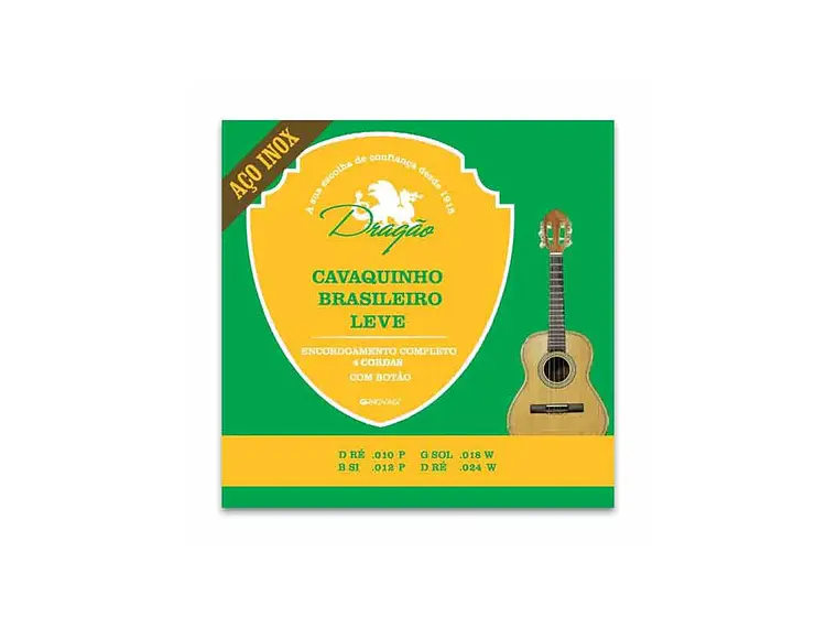 Cordas para  Cavaquinho Brasileiro Inox - 4 cordas Ref. 083 1