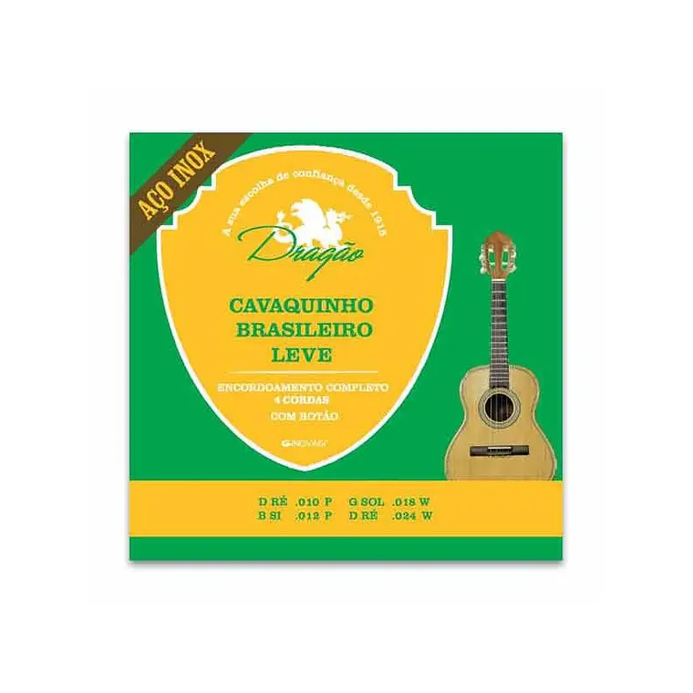 Cordas para  Cavaquinho Brasileiro Inox - 4 cordas Ref. 083 1