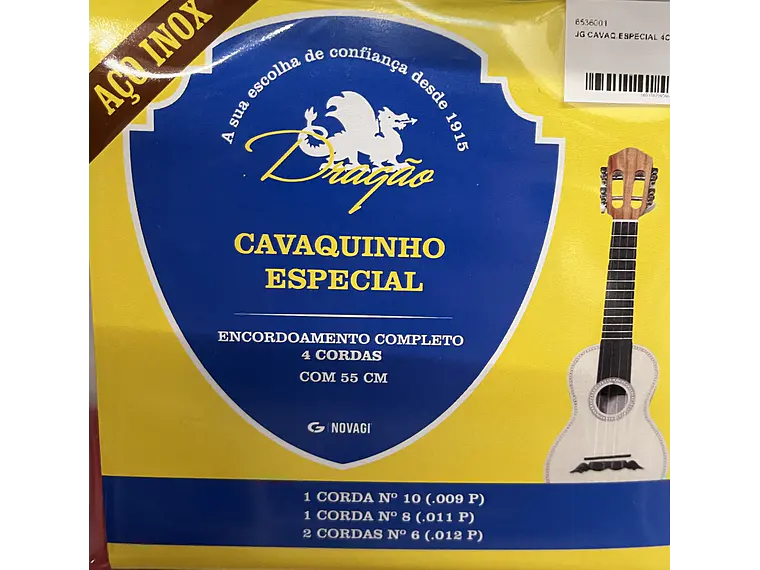 Cordas de Cavaquinho Especial 4 cordas aço inox 55cm 1