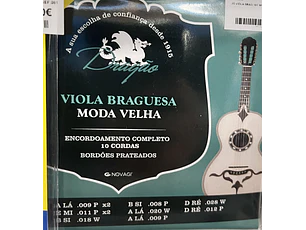 Cordas de Viola Braguesa 10 cordas - Moda Velha - aço inox  - Dragão Ref. 085 