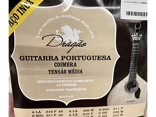 Cordas para Guitarra Portuguesa Coimbra Aço Inox Tensão Média