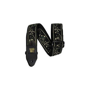 Ernie Ball Jacquard  - Black Pleasant Pheasant Correia de guitarra/baixo