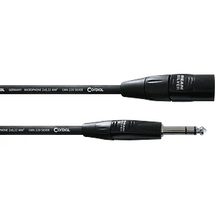 Cabo de audio jack XLR/estéreo macho 3 m Cordial