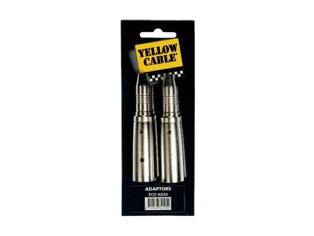 Adaptador de 1/4” Stereo fêmea a  XLR macho 1