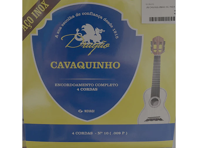 Cordas para Cavaquinho 4 cordas aço inox ref.081 1