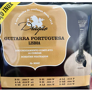 Cordas para Guitarra Portuguesa Lisboa Aço Inox ref.073